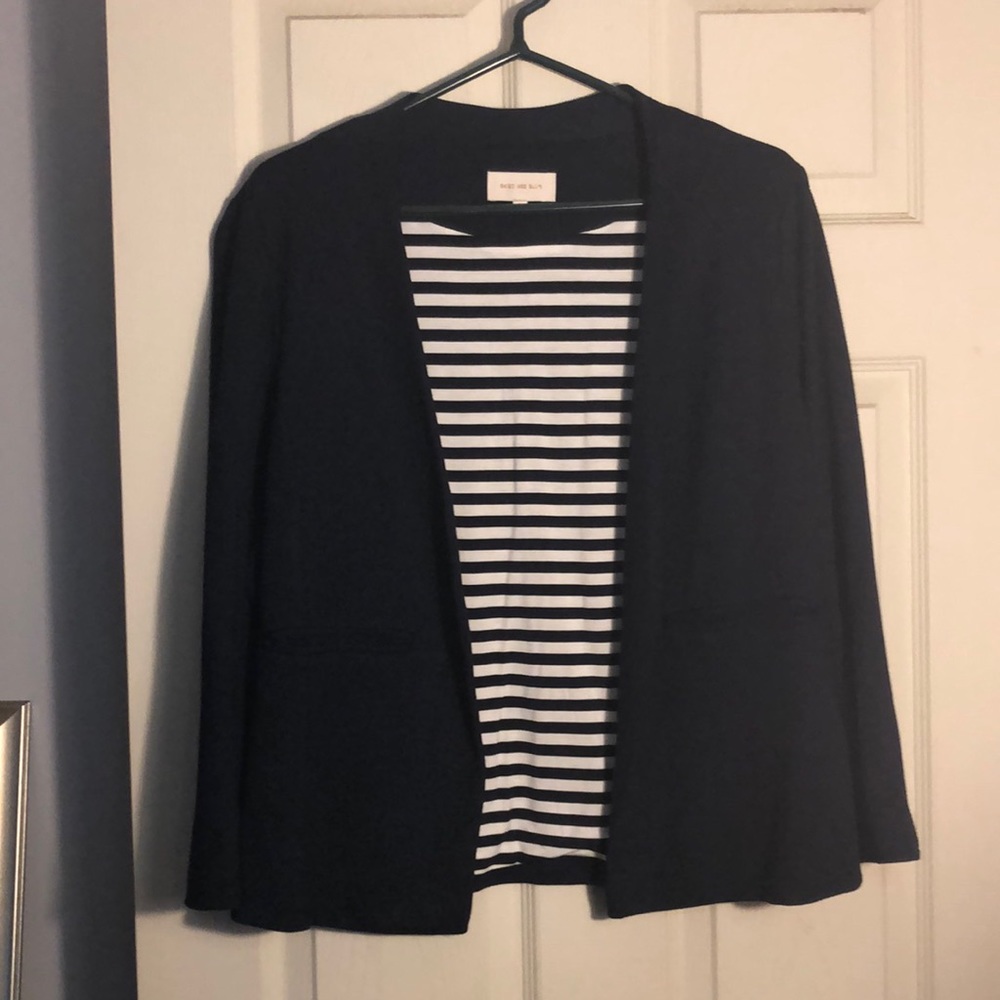 Navy woven Stitchfix blazer